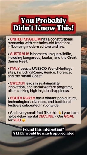 17K views · 79 reactions | World Cultures & Nations Facts #facts | Time Facts | Facebook