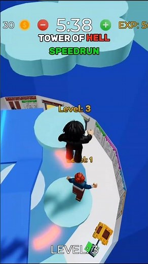 tower of hell speedrun #adiaava