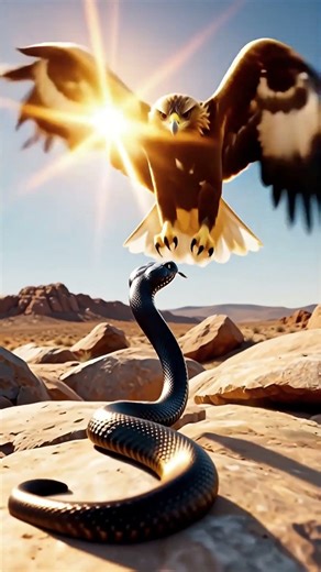 Bald Eagle vs Snake Attack | Real USA Wildlife – Last Second Escape 🦅🐍