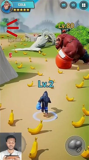 Age Of Apes Ads Review All Levels Part 90: Always Fighting! #ageofapes #viralshort