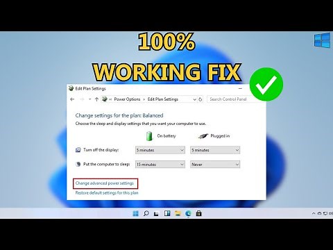 FIX: Windows Laptop turns off when unplugged even with new Battery