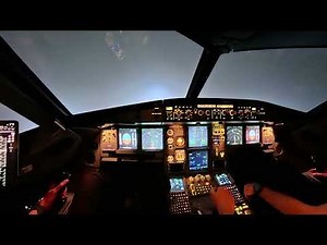 A320 Cockpit Landing into Moscow | Real Time Pilot View