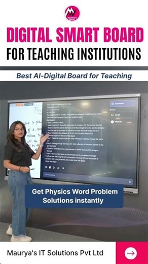 “Teach Smarter. Present Better.”Enhance learning and presentations with Digital Smart Board Solution