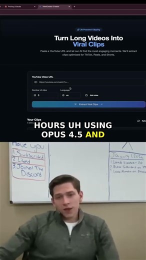 I Built an Opus Clip Competitor in 2 Hours (Vibe Coding)
