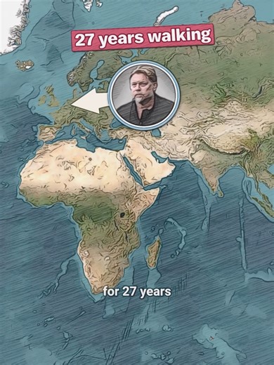 Carl Bushby's 27-Year Journey Walking Around the World