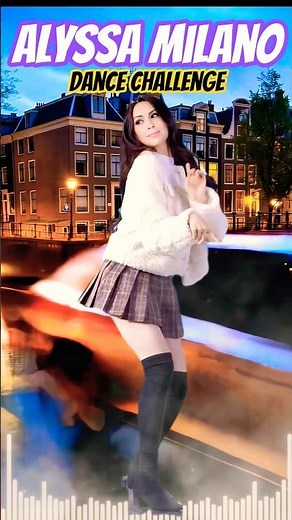 K-pop Magic on the Streets of Amsterdam: Alyssa Milano in Action #dancechallenge #trending #kpop