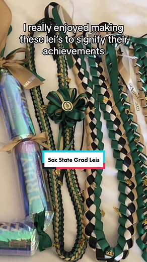 DIY Graduation Lei Tutorials for Sac State Grads