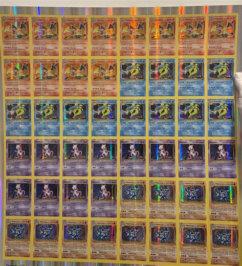 Pokémon XY Evolutions Charizard, Gyrados,machamp,mewtwo Prerelease Sheet *high Quality* - Etsy