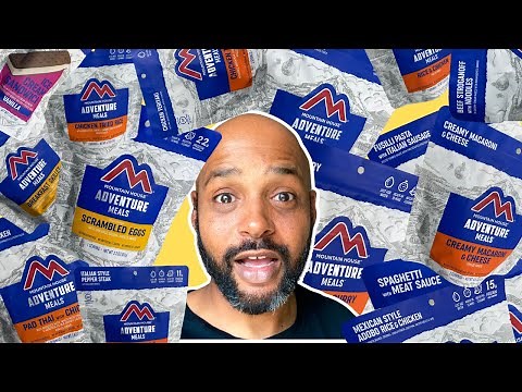 Taste testing ALL these Mountain House Freeze Dried Meals - backpacking meals
