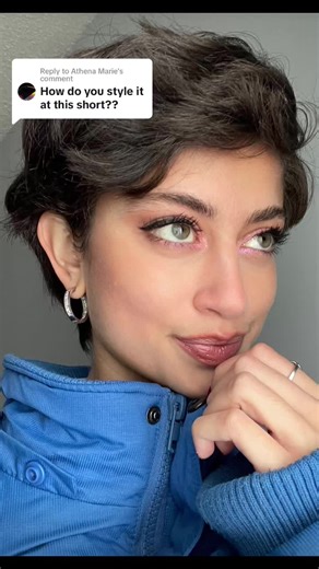 How to Style Short Hair: Side Parting vs. Straightening | Pixie Cut Tips