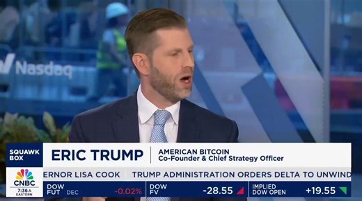 JUST IN: 🇺🇸 Eric Trump says on CNBC- “#Bitcoin is modern-day gold.” It’s “the greatest hedge to real estate” 🙌 | Bitcoin Magazine