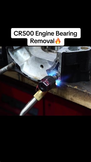 The CR500 build is now officially fully torn down. Every bearing in the engine has been pulled out in prep for full restoration. The engine cases will now be vapor blasted internally and dry blasted externally in prep for Cerakote thanks. I can’t wait to see this thing start coming to life. And I can’t believe I’ll be giving it away. If you’re interested, enter to win this thing. Link in bio. It’s going to be a special build.