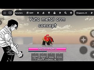 Yuta metal arm concept | JJS skill builder