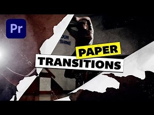 Paper Rip Matte Transitions and Texture in Adobe Premiere Pro
