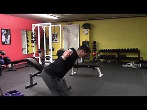 How to Do a Bent over Dumbbell Ts