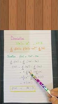 Derivative of a Polynomial Function | Easy Calculus Trick | Infinity Math