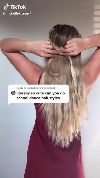 Half Up Half Down Dance Hairstyle Tutorial
