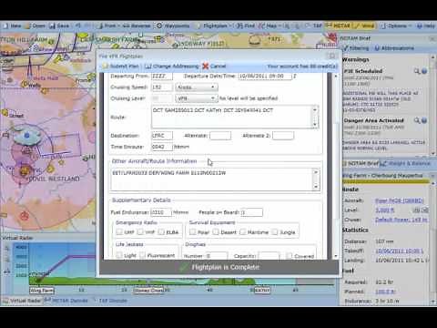 How to File a Flightplan, SkyDemon Style