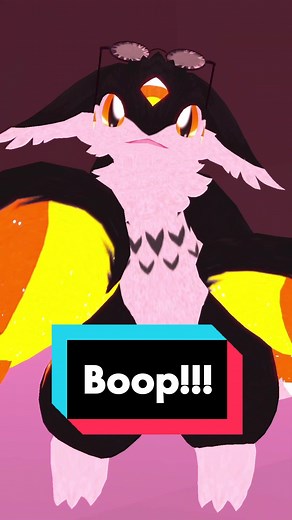 Boop!!! #boop #vr #vrc #vrchat #vrgame #vrchatfurry #furry #tiktokfurry #furrytiktok #furryfandom #fullbodytracking #bird #adorable #gl1tchey