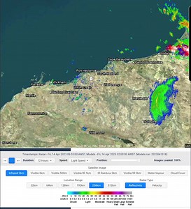 🌀 Severe Tropical Cyclone ILSA 🌀 🌀LANDFALL RADAR LOOP🌀 | Weather IQ