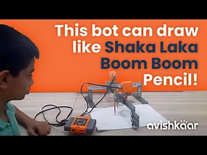 DIY Drawing Bot | Drawing Robot | Robotic Drawing Hand | Artistic Bot | Avishkaar Robotics Kit