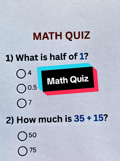 Engaging Math Quiz Challenges for Every Learner