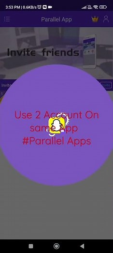Install parallel app tu use 2 account of same app like if you feel it helps you