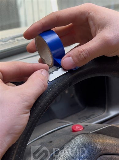 Improve your steering wheel grip! #BetterGrip #DrivingControl #CarTips 🚗