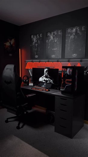 Ran Romero | When Bruce Wayne builds a budget desk setup. #batman #gamingsetup #desktour #deskgoals #pcmr | Instagram