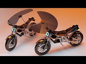 Solaris Solar Motorcycle With Photovoltaic Wings Debuts as the Future of Off Grid EV Adventure