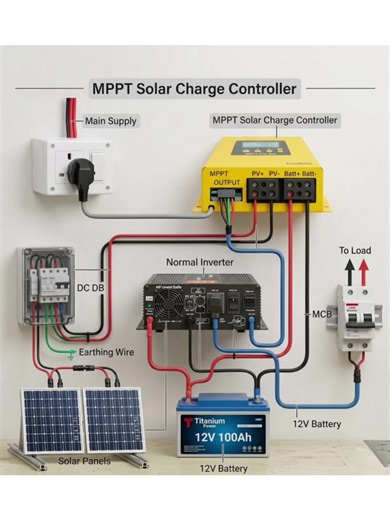 Solar Charge Controller Full Guide (Beginner to Pro) #SolarPower #solarsystems #controller #IndustrialEquipment #IndustrialAutomation