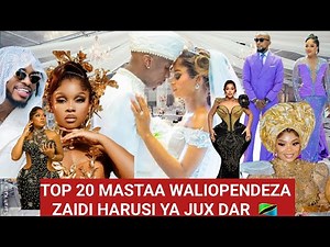 TOP 20 Mastaa Wa BONGO Waliopendeza Zaidi Harusi Ya JUX na PRISCY Dar Tanzania 🇹🇿...