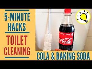 Genius Bathroom Hacks: Trick For Cleaning Your Toilet using Coke & Baking Soda