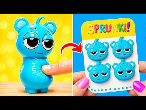 SKY Has a Squishy Belly! Cute Sprunki Mini DIYs 📦 *Adorable ASMR Hacks & Paper Crafts*