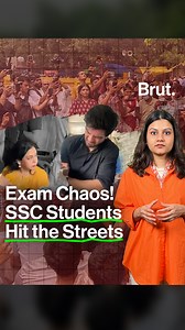 17K views · 71 reactions | About 5 lakh students appeared for 2,423 vacancies in the Selection Post Phase 13 exam of the Staff Selection Commission [SSC]. But massive protests broke out after technical glitches stopped several students from taking the coveted government exam. This is not the first time students have raised concerns about our country’s exam system. Watch the full video here: https://www.youtube.com/watch?v=-tLTP3_1MCs&ab_channel=BrutIndia | Brut India | Facebook