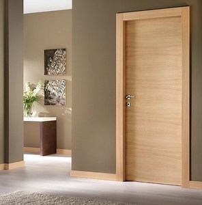 [Hot Item] Walnut Veneer Flush Wooden Main Door Design