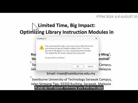 EndNote_Finalizing your paper or thesis