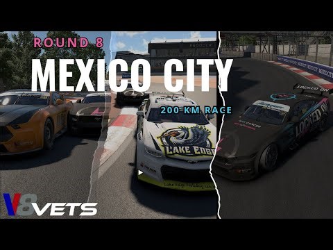 Full Race: V8 Vets at Mexico City 🇲🇽 | Strategy, Battles & Clean Racing | iRacing V8 Supercars