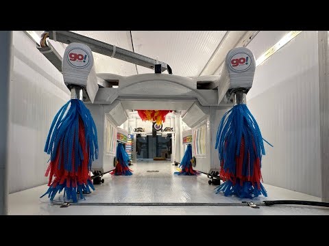 New installation of the new scale model express car wash