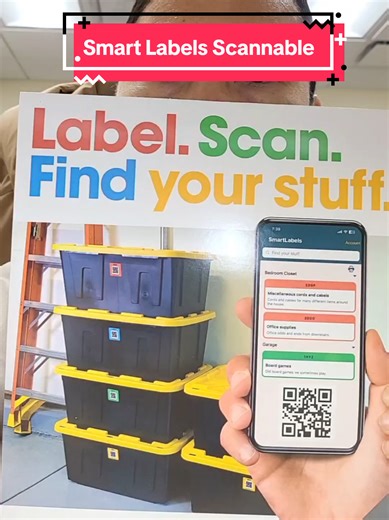 Smart QR labels that help you scan, track, and find your boxes fast — perfect for moving, storage, and small business organization. #tiktokshop #organizationhacks #movingtips #smallbusinessessentials #homeorganization