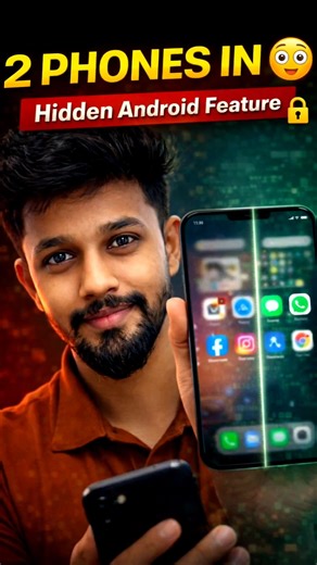 "2 Secret Phones in 1 Phone 😳 (Hidden Feature)”