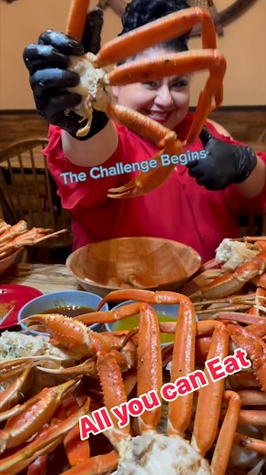 52 reactions · 6 comments | The Challenge!!!! Seafood World Myrtle Beach Sc呂 #myrtlebeach #southcarolina #crablegs #buffet #seafood | Seafood World Restaurant | Facebook