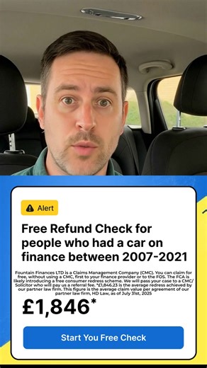 Financed a car between 2007–2021?  You could be one of the millions of UK drivers who are owed this refund! Start by entering your NAME & DOB into our free check & we’ll find your old deals for you and check them for refunds. No details about the car or finance agreement is required. Average claim £1,846*. REMEMBER... Millions of UK drivers could be owed this.   Tap to launch your FREE refund check now. #CarFinance #RefundCheck #UKDrivers | Becky's Tips | Facebook