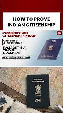 How To Prove Indian Citizenship: Passport Is Travel Document, Not Proof of Citizenship: MEA | Govt
