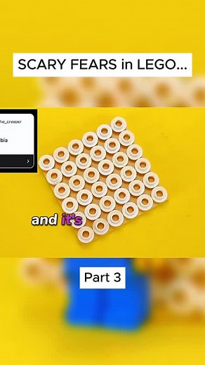 SCARY FEARS in LEGO... #tdbrick #lego #scary #legotiktok #amazing #funny