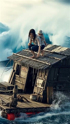 Lost at Sea Day 206 Giant Tarantula - Rain and Wave Sounds & Ambient