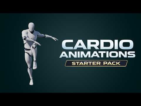 #unrealengine Cardio Animations Starter Pack | 24 Fitness Moves for Unreal Engine (Game Ready)