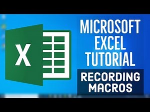 Microsoft Excel Tutorial - How to Record a Macro in Excel