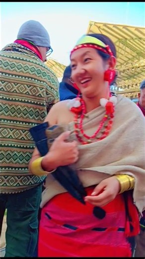 Traditional Naga Outfit🥰🪶🔥🎎 #nagaculture #nagaland #hornbillfestival #trendingshorts #viralshorts