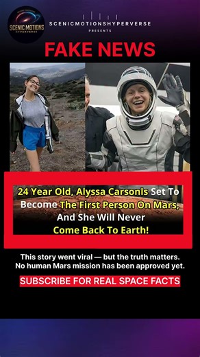 FAKE NEWS 🚨 Alyssa Carson Is NOT Going to Live on Mars (Truth)